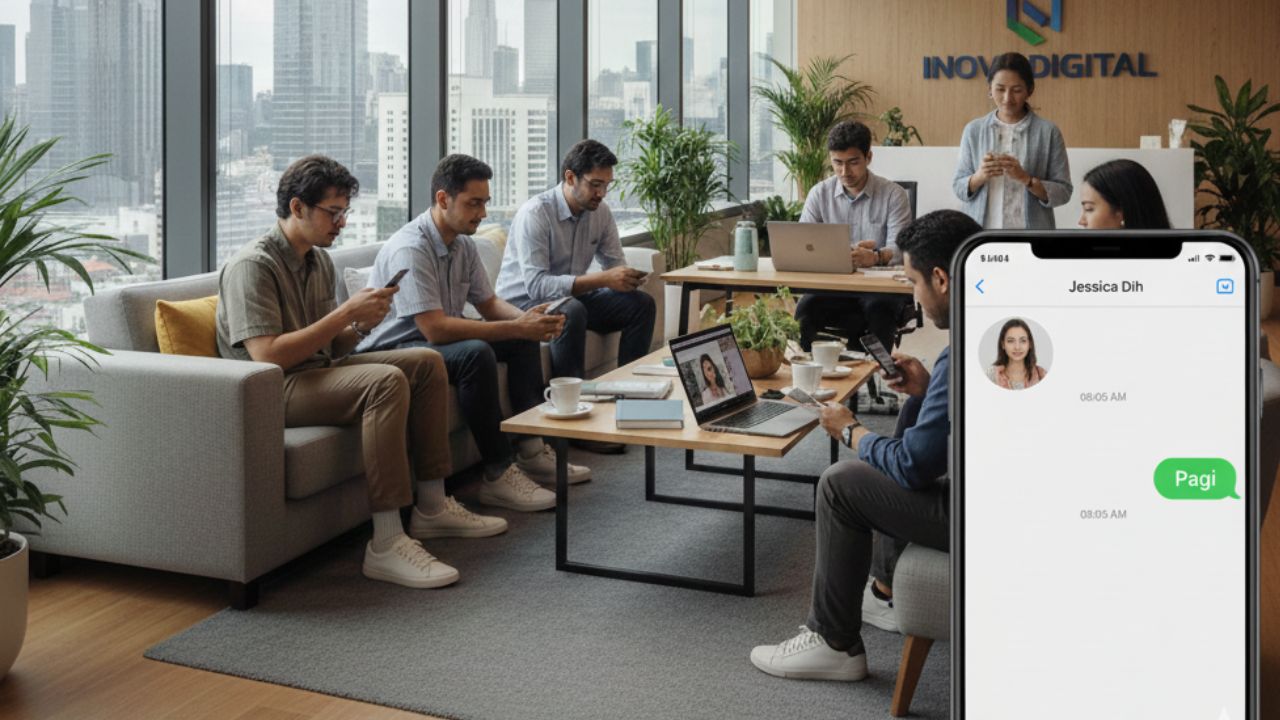 Jangan cuma chat “Pagi” lalu hilang