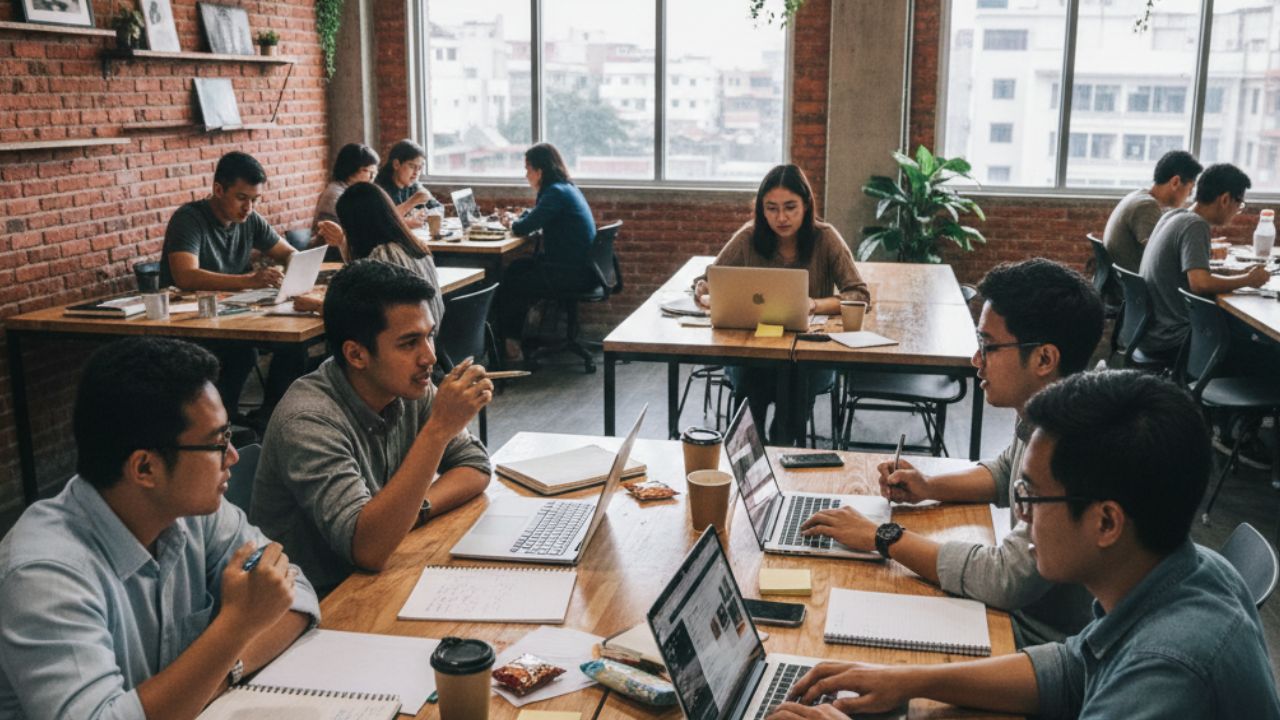 Kantor konvensional cocok buat yang cari napas panjang.
