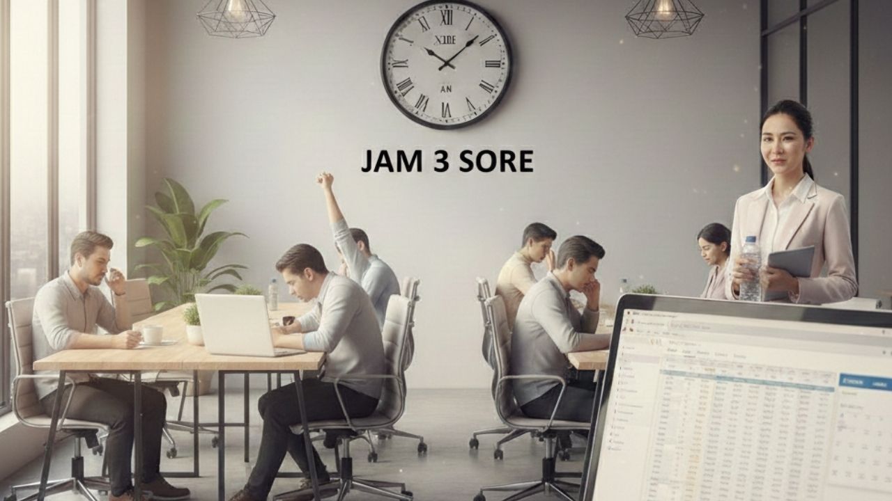 Masuk Pagi Belum Tentu Lebih Produktif