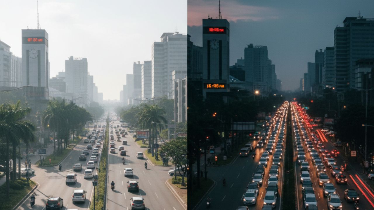 Pagi ramai, tapi sore jauh lebih parah