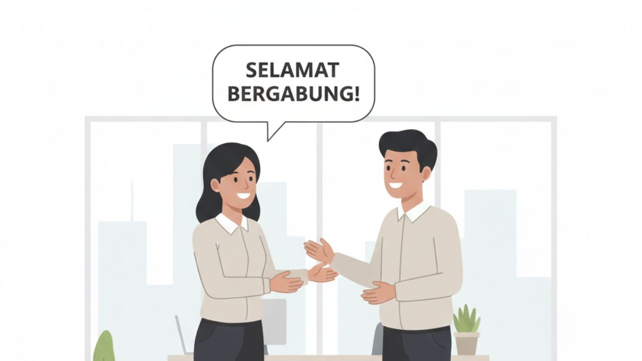 Senyum lebar ke semua orang? Biasa di sini.