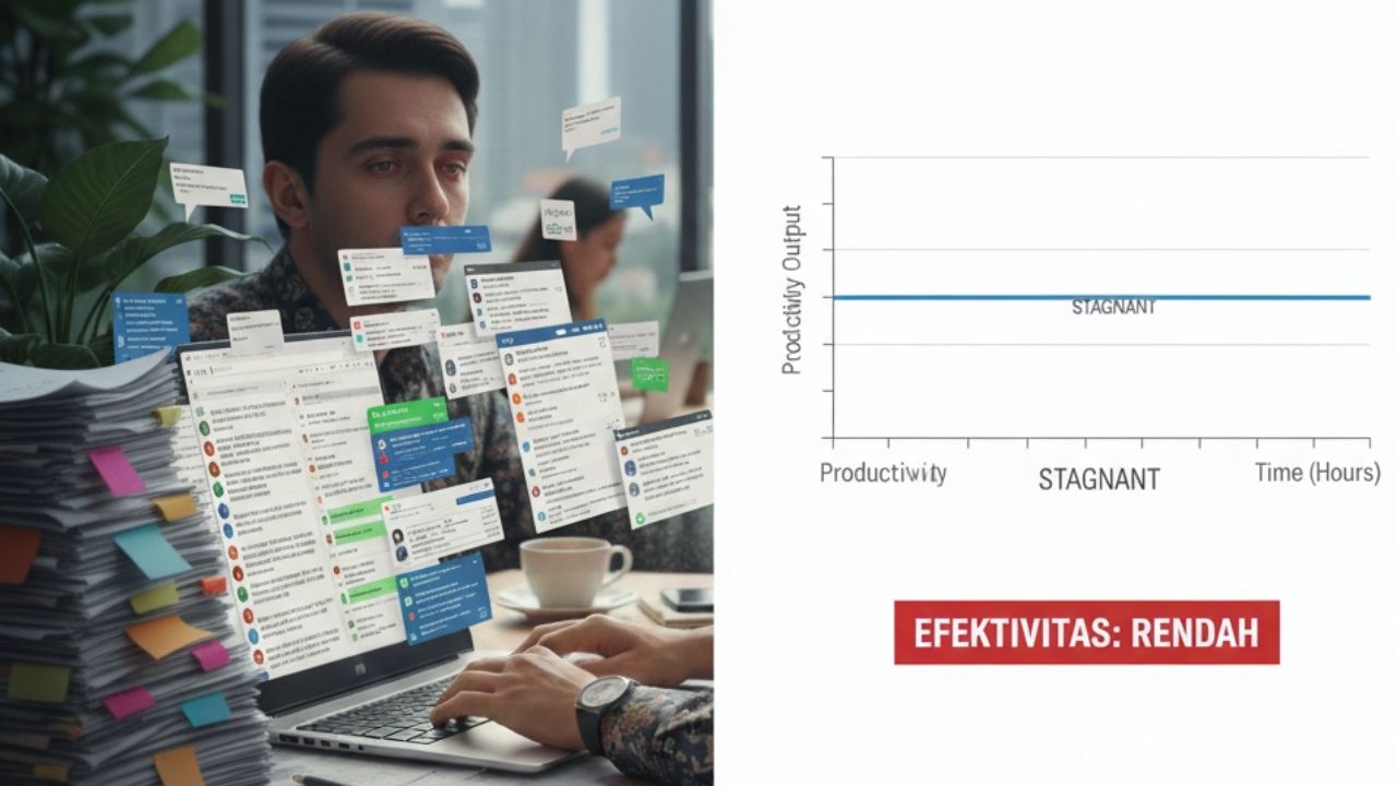 Kerja Kelihatan Sibuk, Tapi Hasilnya Sedikit? Ini Fenomena Nyatanya di Kantor