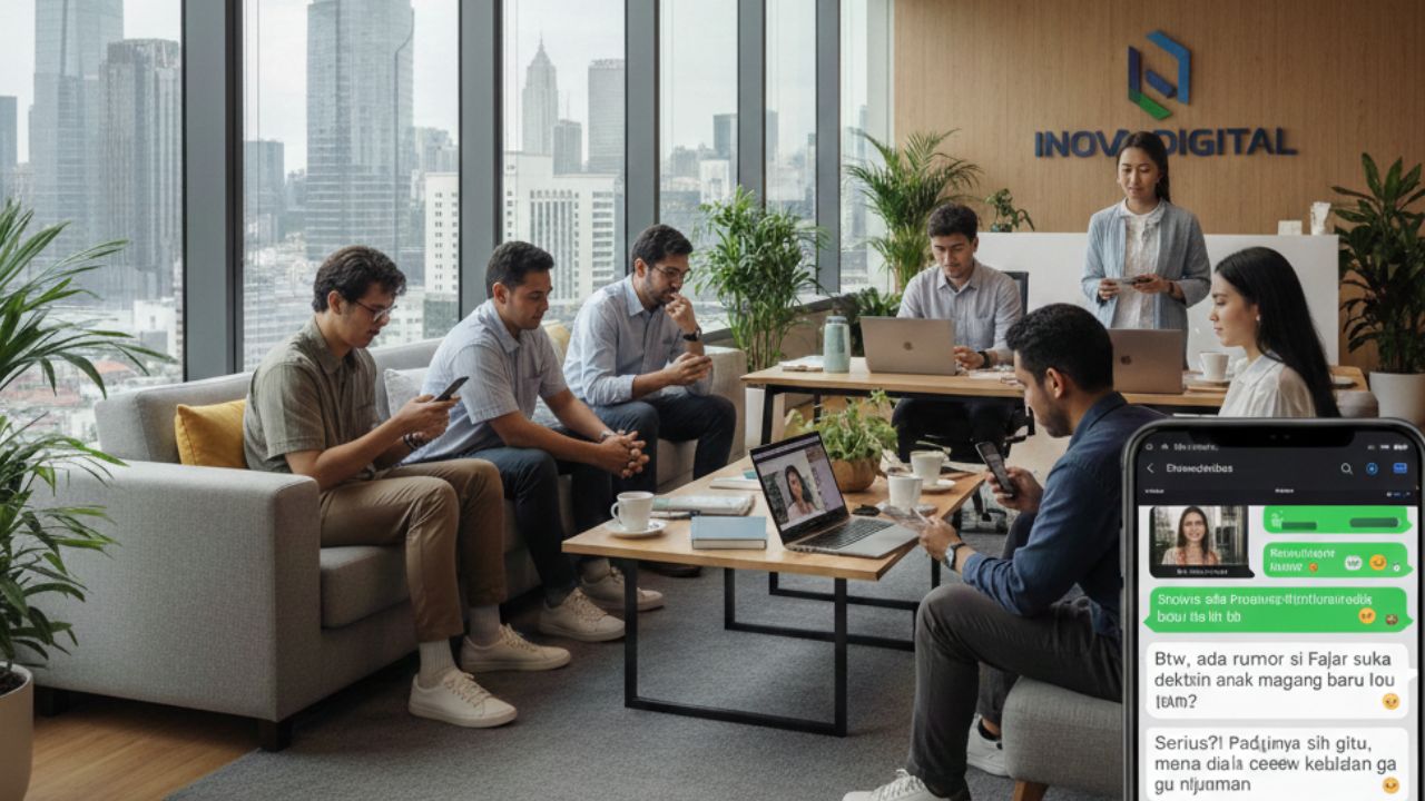 Topik pribadi sebaiknya jangan masuk chat kerja