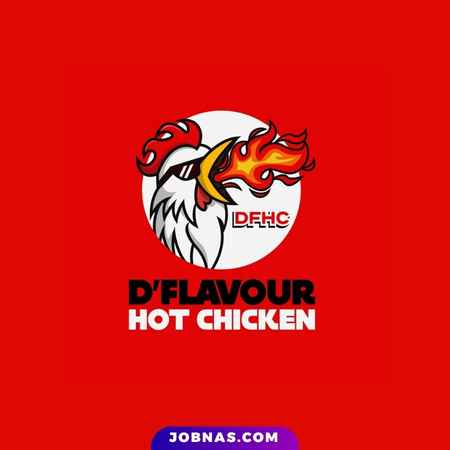 Logo D'flavour Hot Chicken