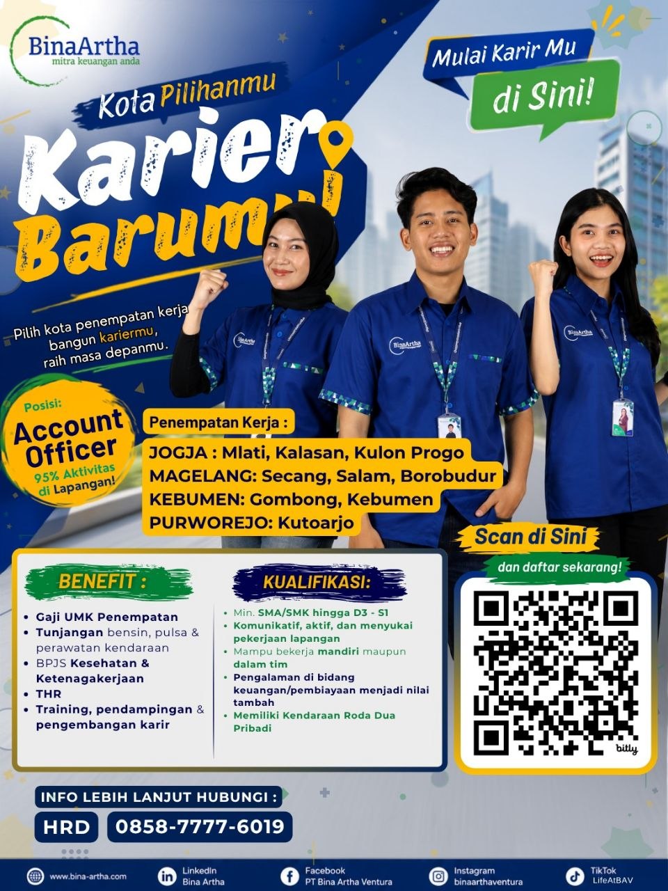 Poster lowongan BinaArtha