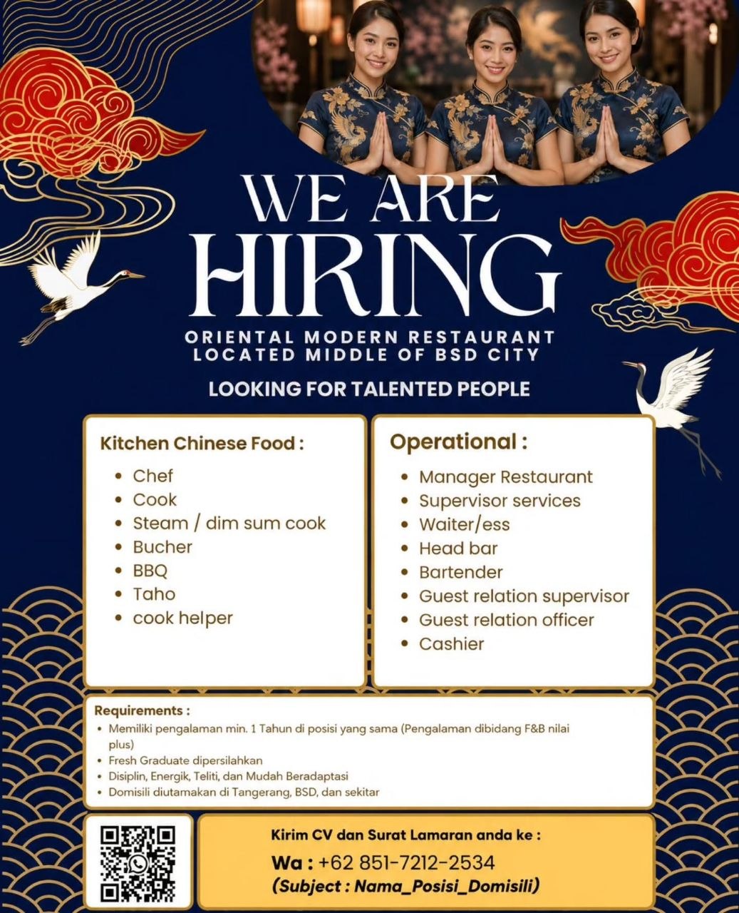 Poster lowongan Lowker Jakarta Update