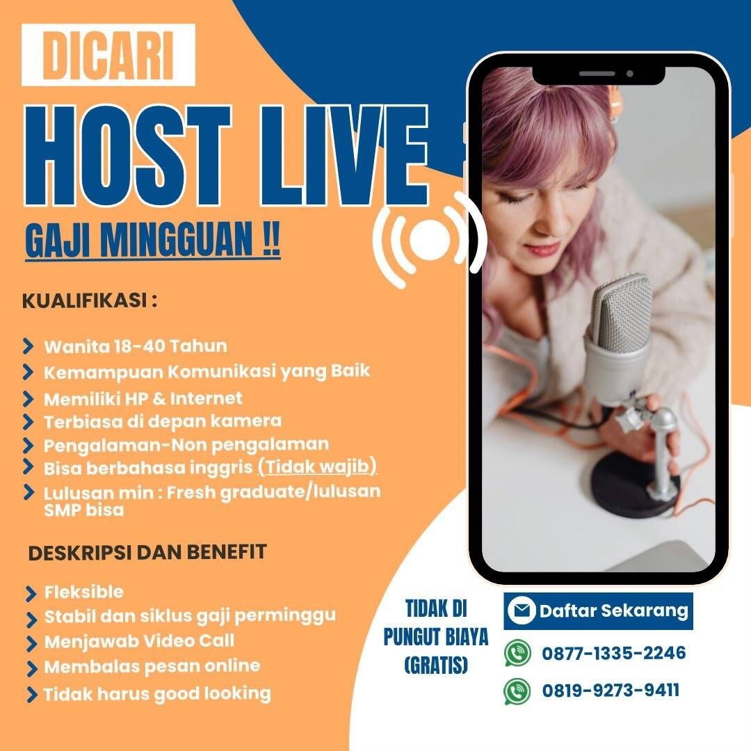 Poster lowongan Lowker Jakarta Update