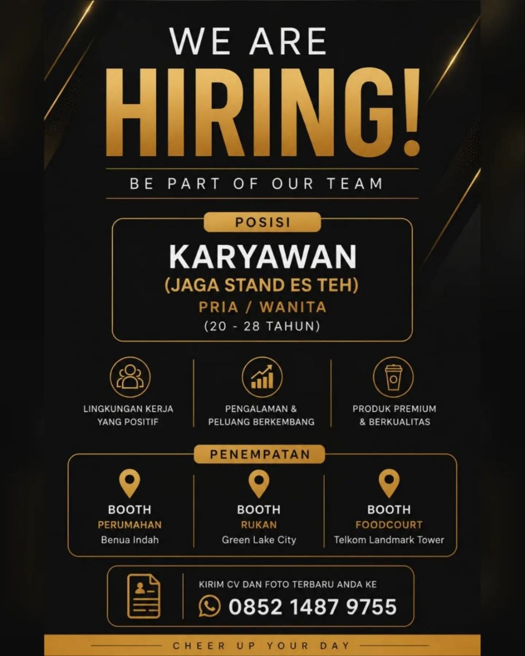 Poster lowongan Lowker Jakarta Update