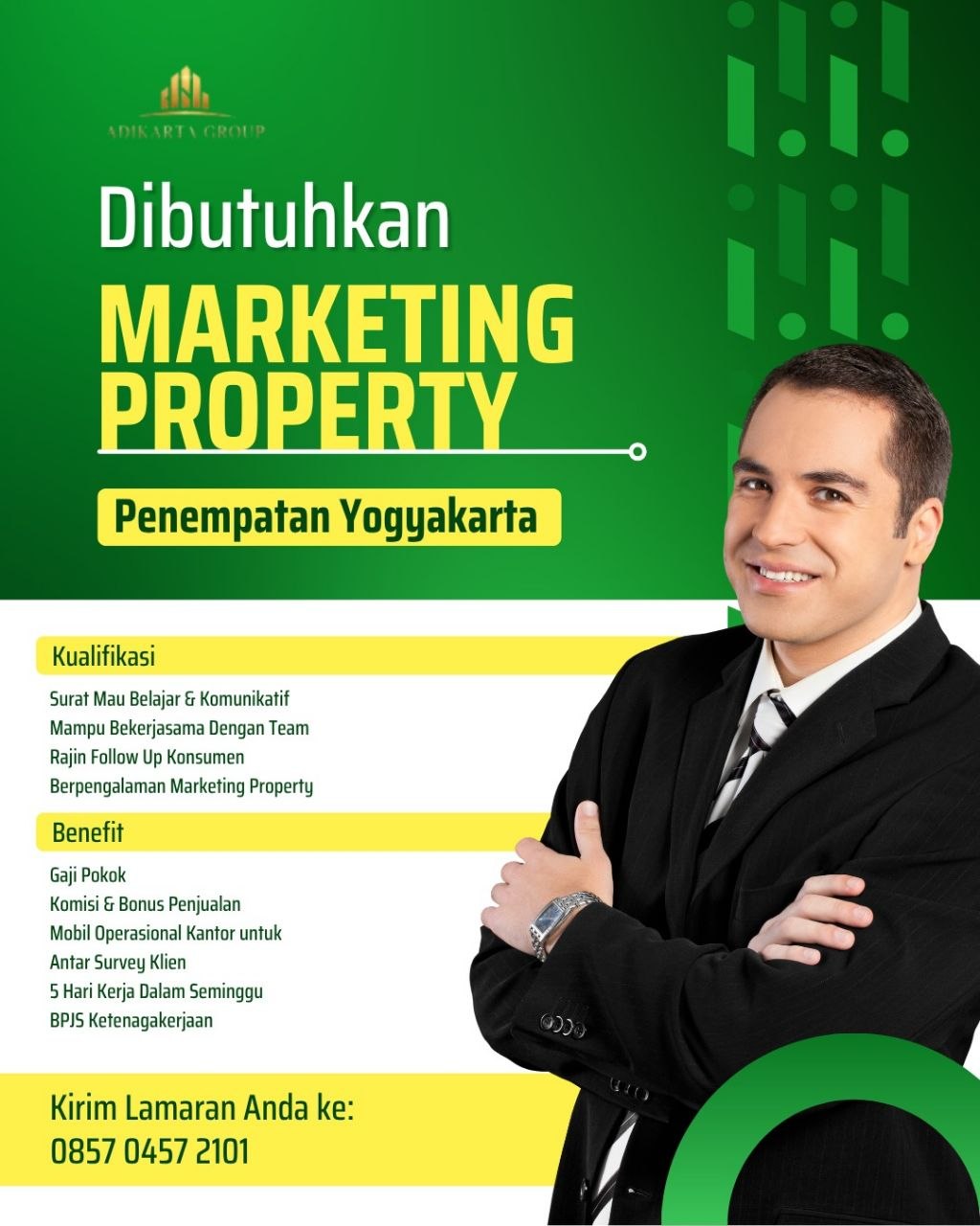 Poster lowongan Adikarya Group