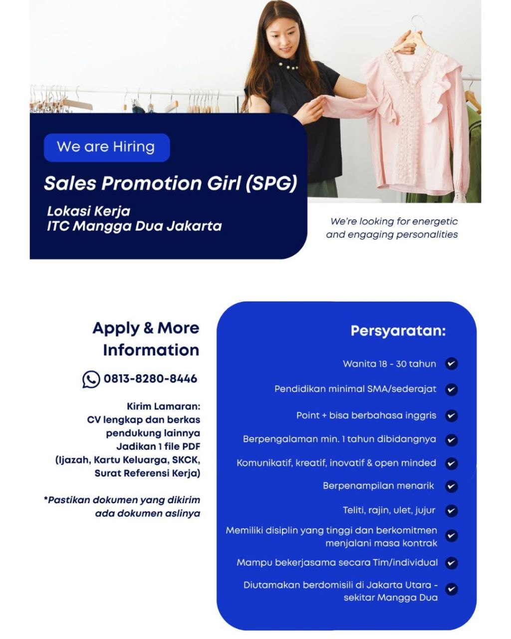 Poster lowongan Lowker Jakarta Update
