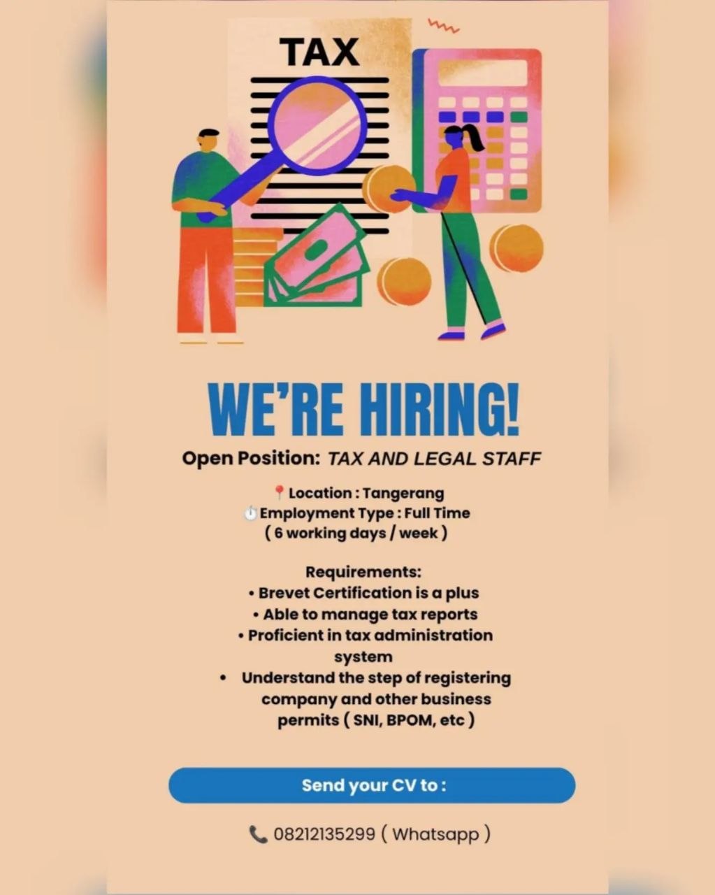 Poster lowongan Lowker Jakarta Update