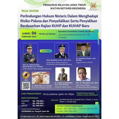 Kantor Notaris & PPAT Dr. Syarofi, S.H., M.Kn., M.H.Kes.