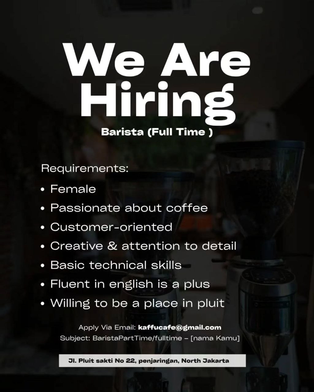 Poster lowongan Lowker Jakarta Update