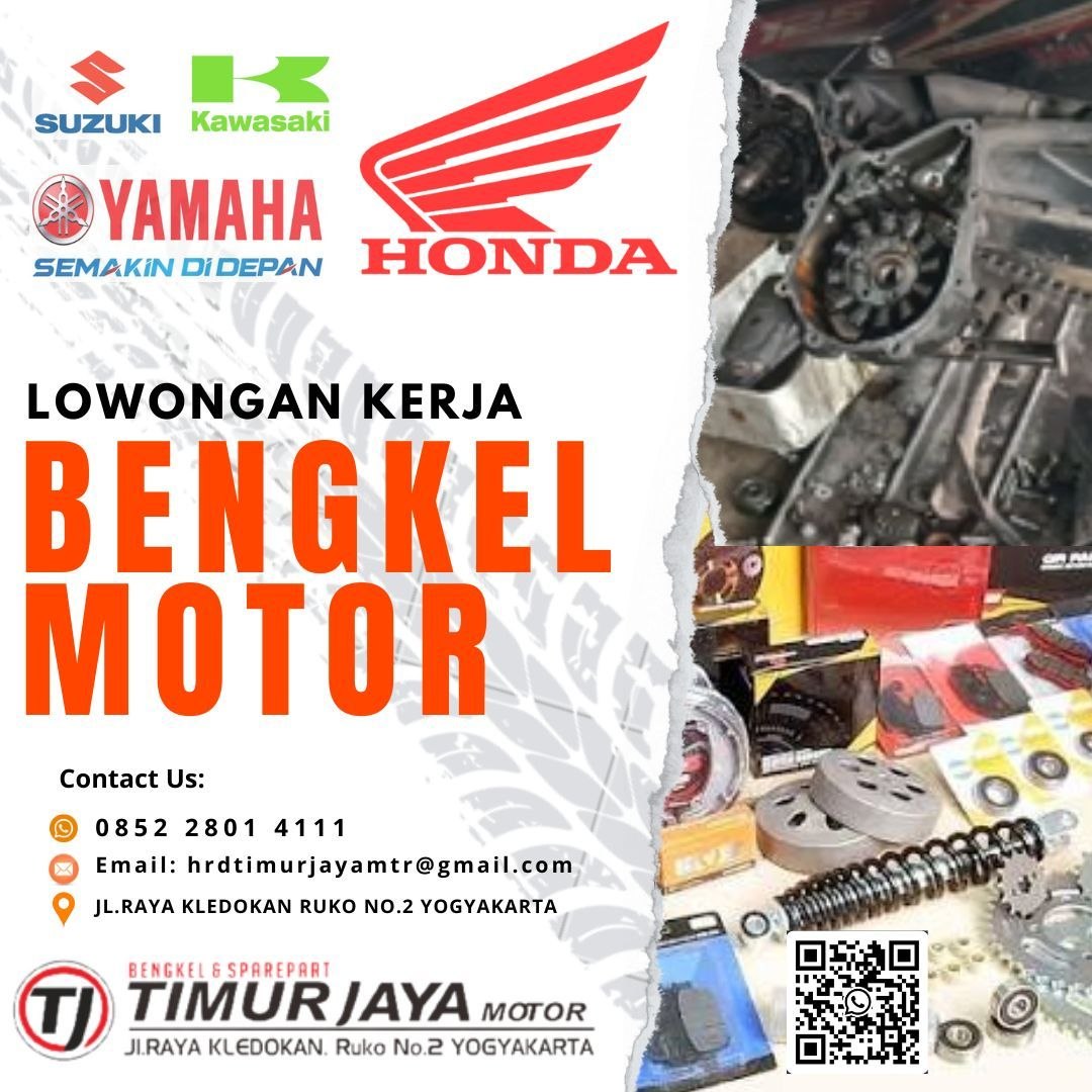 Poster lowongan Timur Jaya Motor