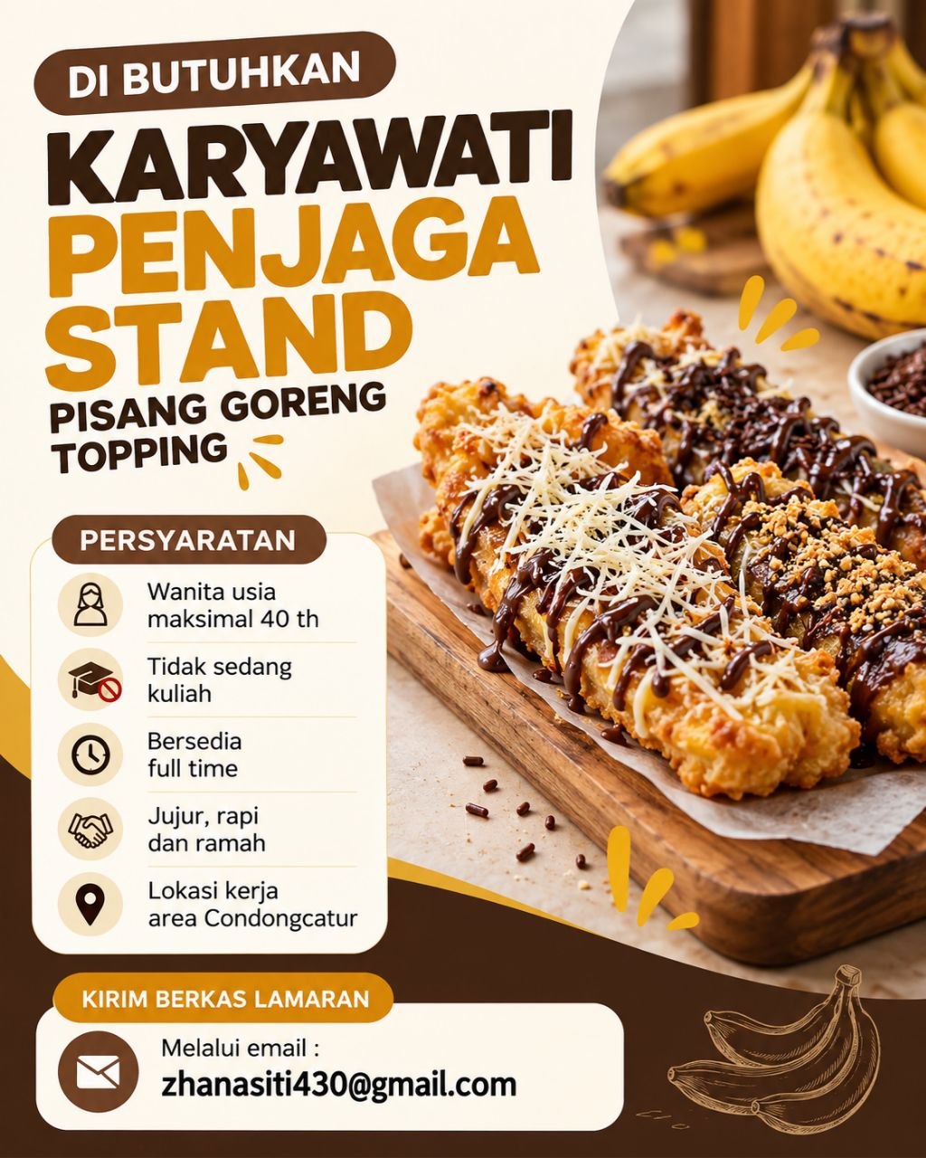 Poster lowongan LOKER JOGJA