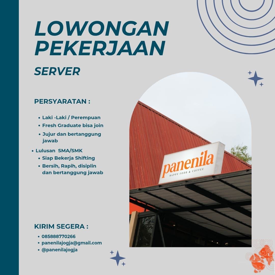 Poster lowongan panenila