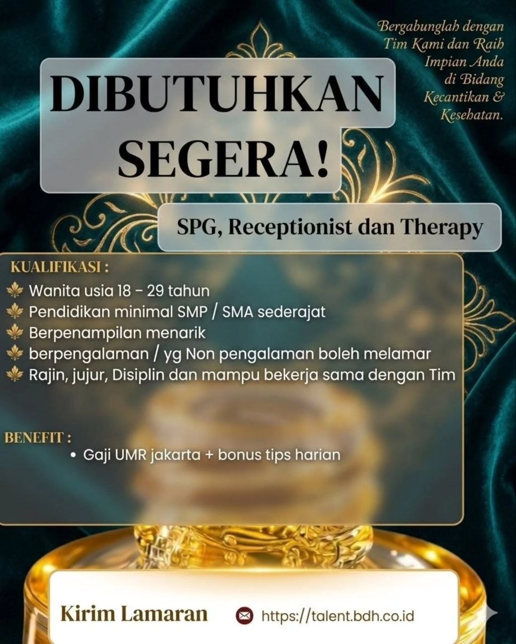 Poster lowongan Lowker Jakarta Update