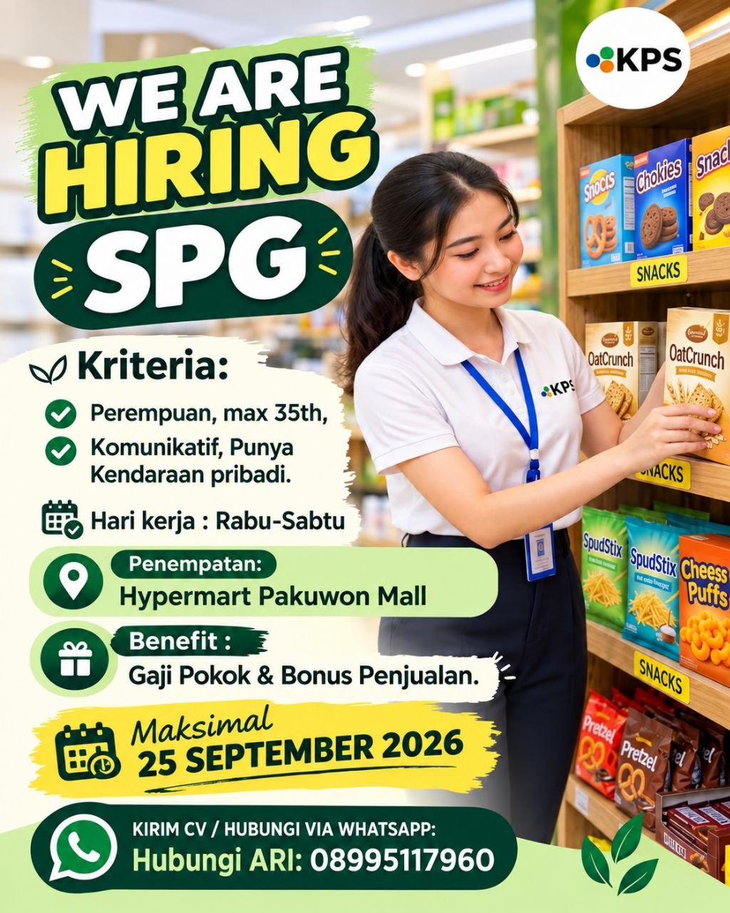 Poster lowongan KPS