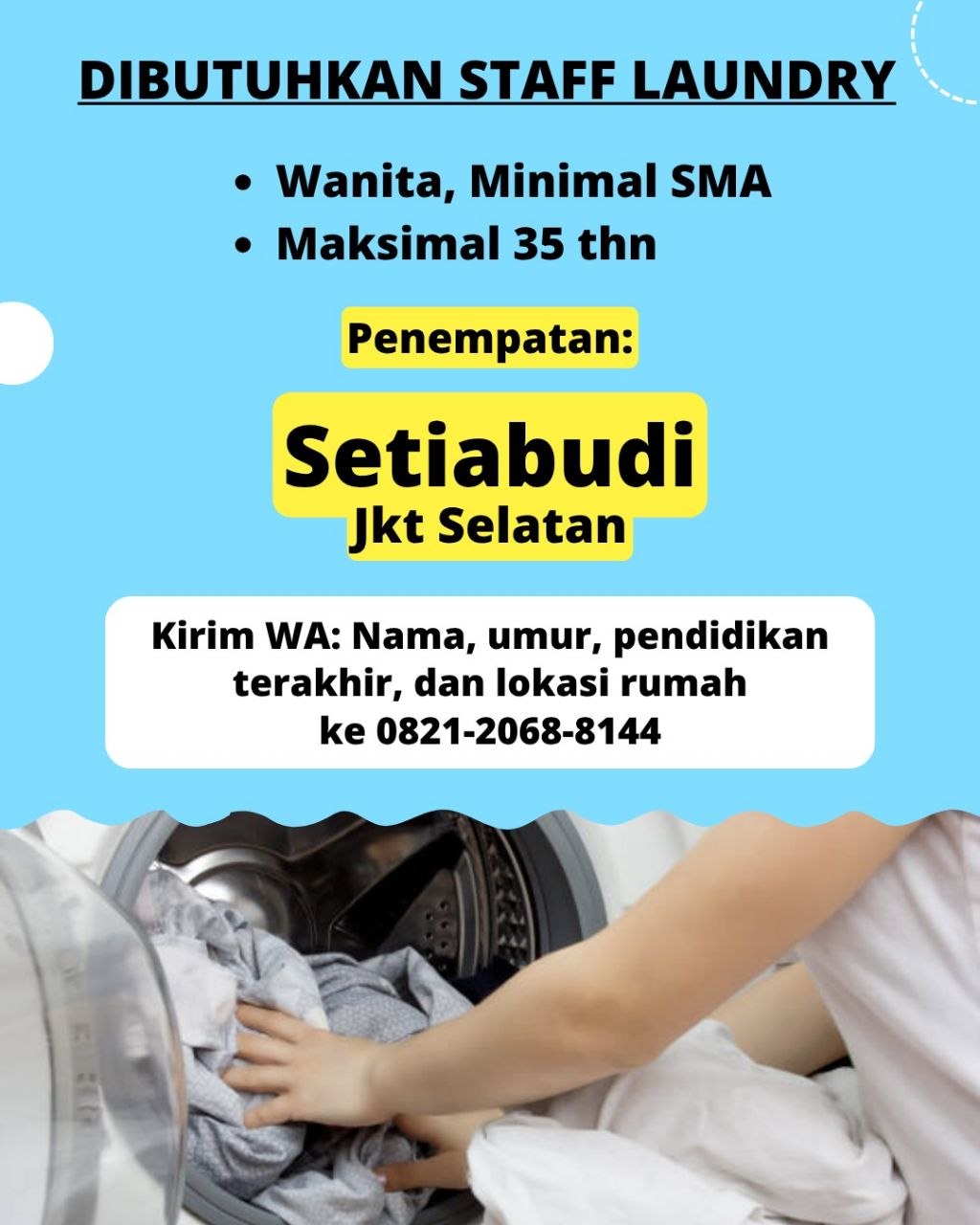 Poster lowongan Lowker Jakarta Update