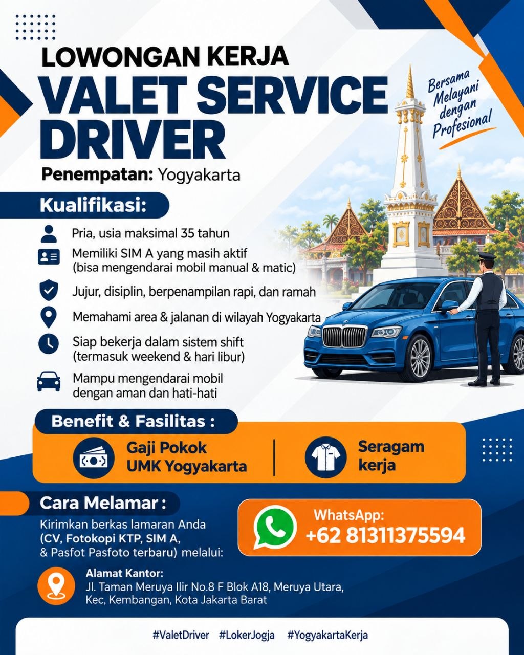 Poster lowongan LOKER JOGJA