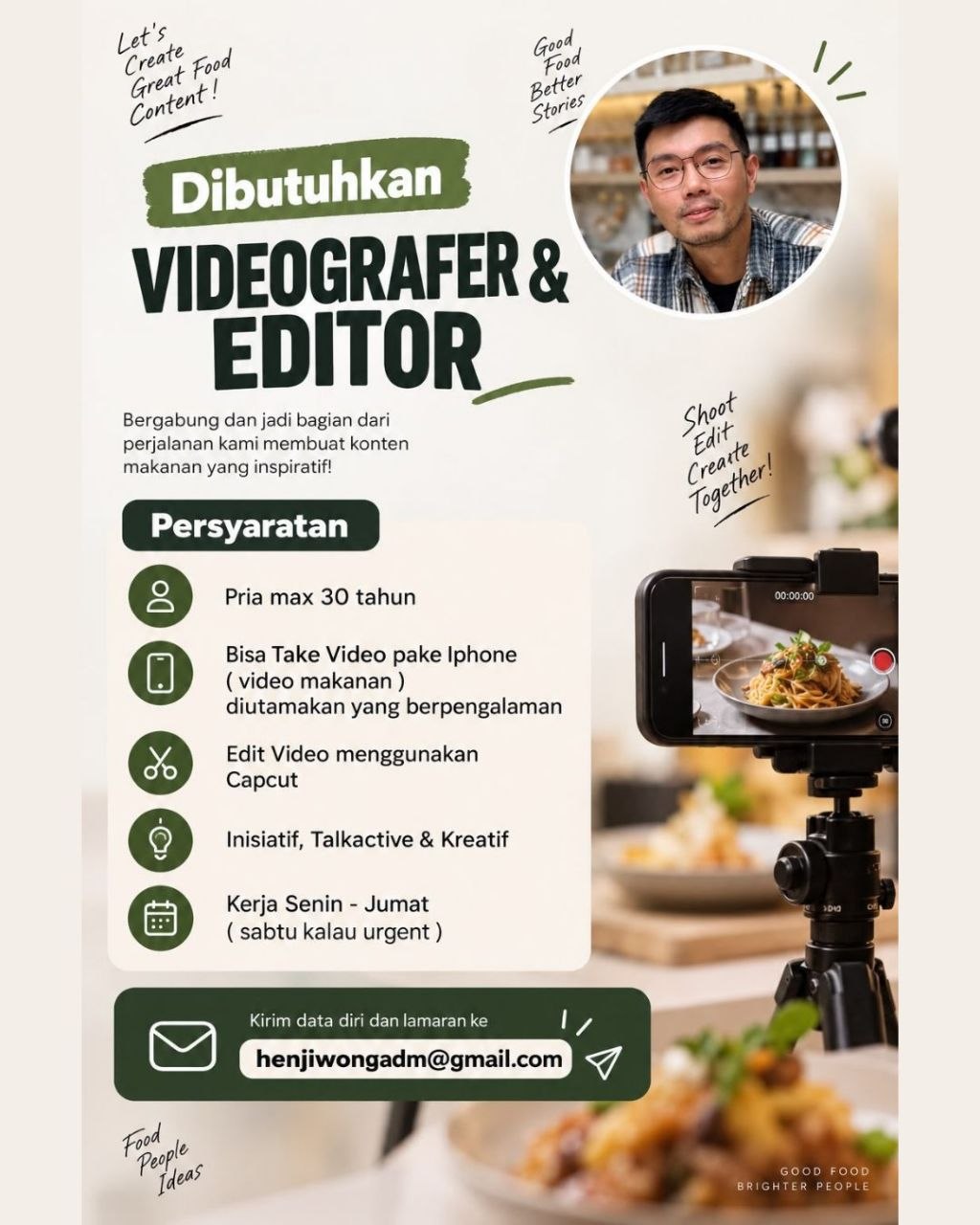 Poster lowongan Lowker Jakarta Update