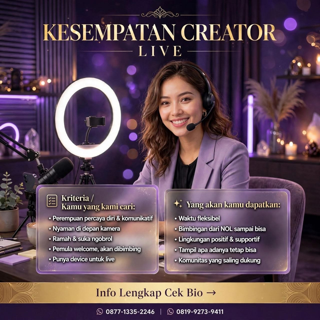 Poster lowongan Lowker Jakarta Update