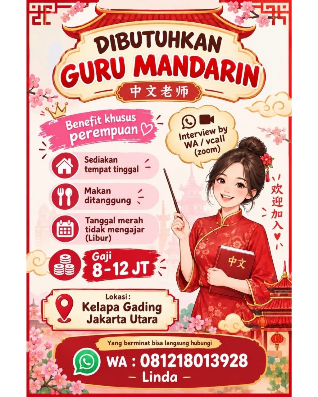 Poster lowongan Lowker Jakarta Update