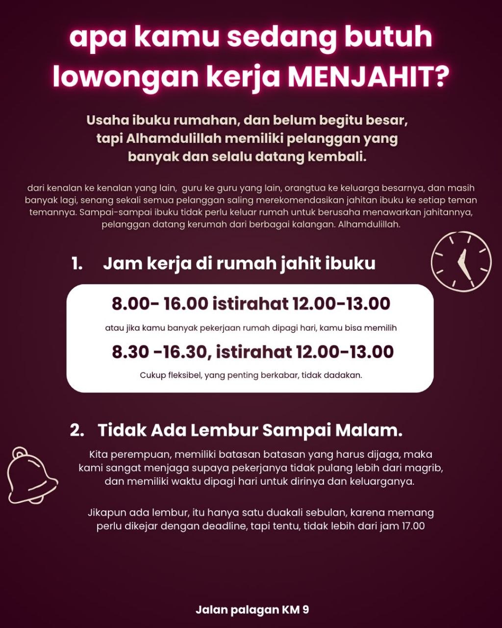 Poster lowongan LOKER JOGJA