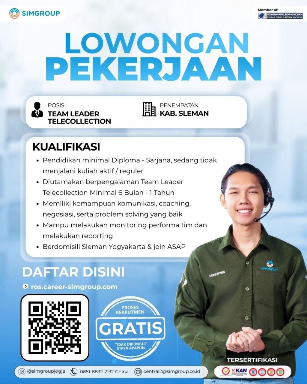 Poster lowongan SIMGROUP