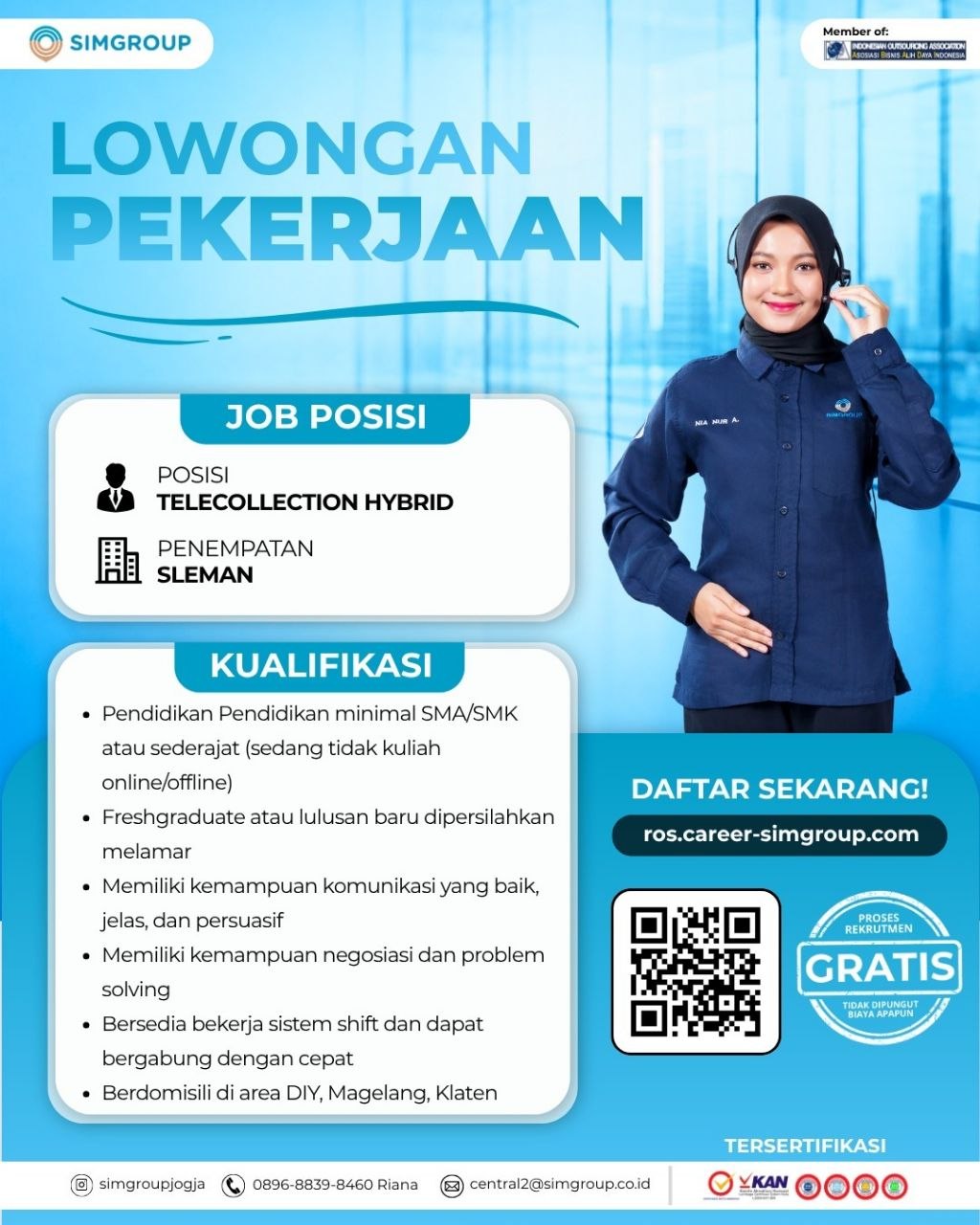 Poster lowongan SIMGROUP