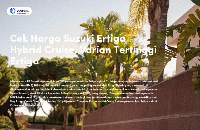 Cek Harga Suzuki Ertiga Hybrid Cruise, Varian Tertinggi Ertiga