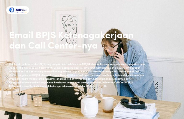 Email BPJS Ketenagakerjaan dan Call Center-nya