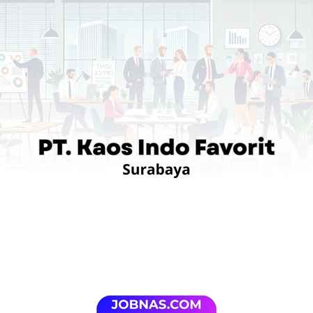 Lowongan Kerja Admin Design di PT. Kaos Indo Favorit bulan December 2025 untuk Bulan Desember 2025